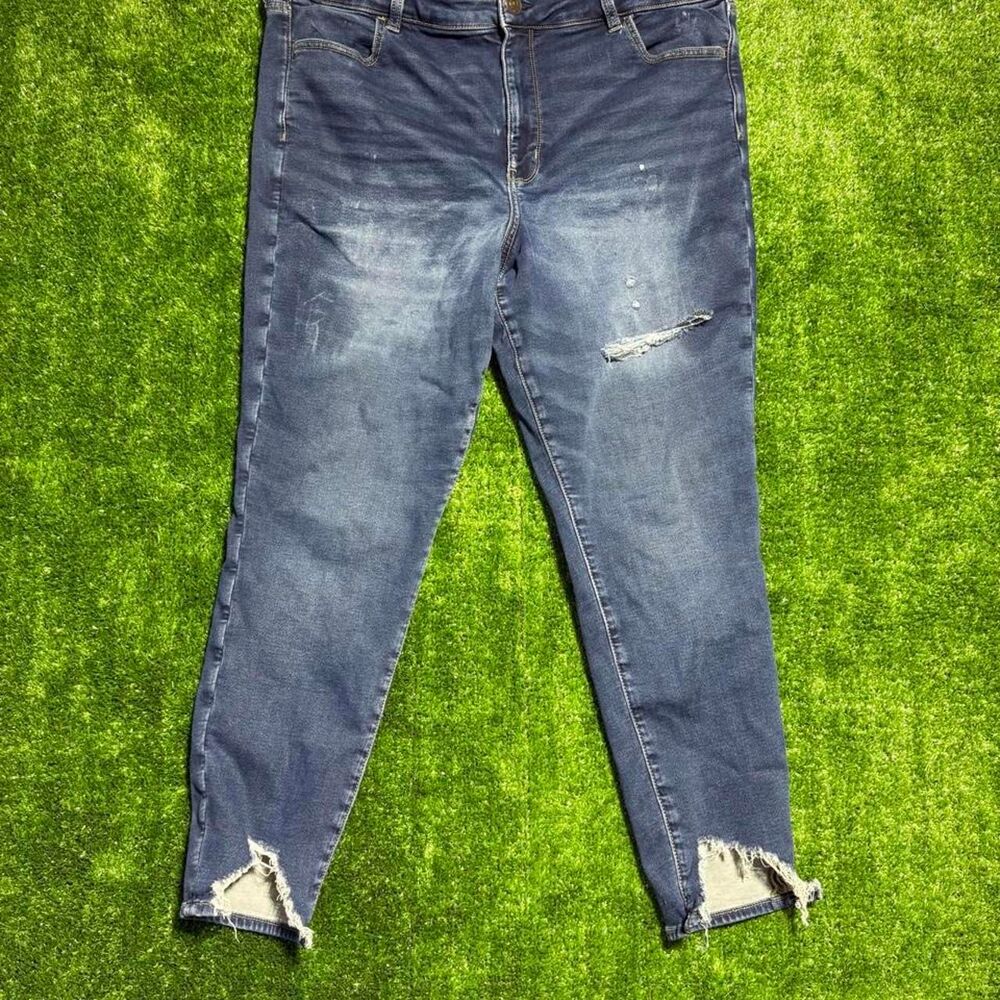 American-eagle Women's Blue and Navy Jeans